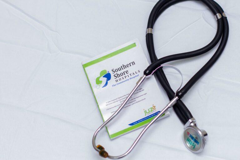 Southern Shore Hospital card and telescope