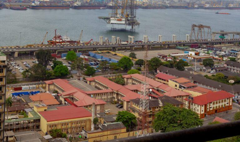 General Hospital Ifako-Ijaye drone view