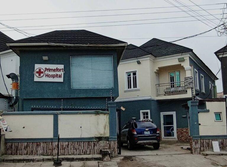 Primefort Hospital Lekki Building Front View
