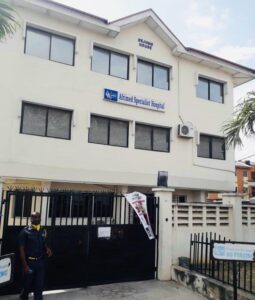 Afrimed Hospital Gbagada building