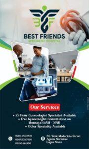 Best Friends B-F Specialist Hospital banner
