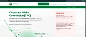 Reference To Public Search Function On The Home Page Of The New Cac Intelligent Company Registration Portal Icrp