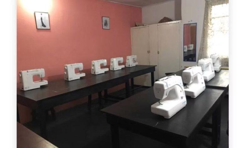 Esmadelle Fashion School Sewing Machines For Its Students